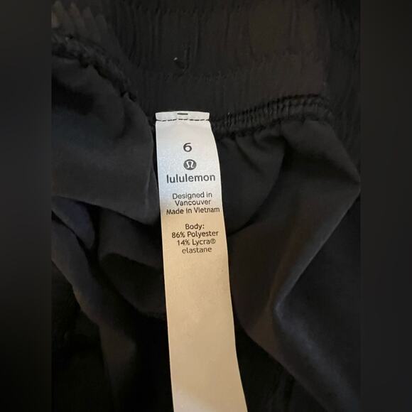 Lululemon Get Going pants wide legs crop black high waist align 24 inch - Picture 6 of 8